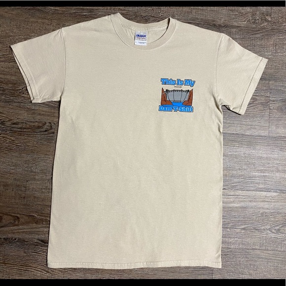 Tan Hoover Dam T-Shirt - Picture 1 of 2